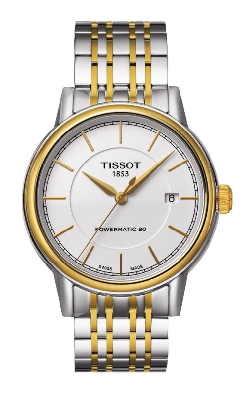 Tissot T-Classic Carson Powermatic White Dial T0854072201100 Men's Watch