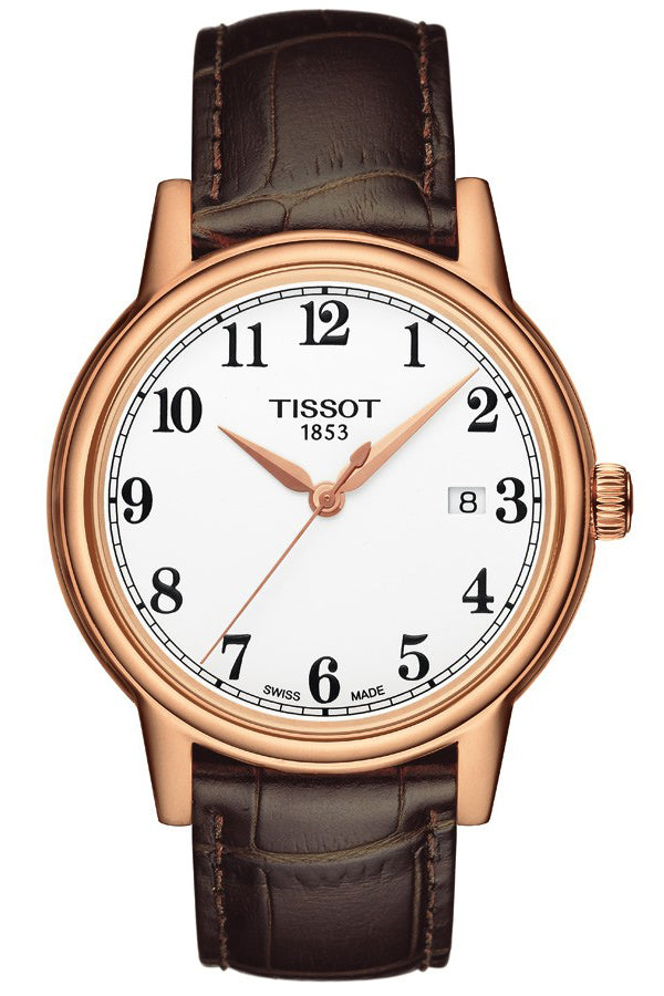 Tissot T-Classic Carson White Dial T0854103601200 Men's Watch