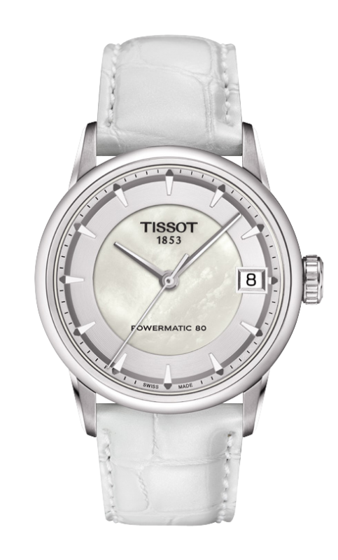 Tissot Luxury Automatic Mother of Pearl Dial T0862071611100 Ladies Watch