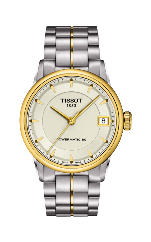 Tissot Luxury Automatic Ivory Dial T0862072226100 Ladies Watch