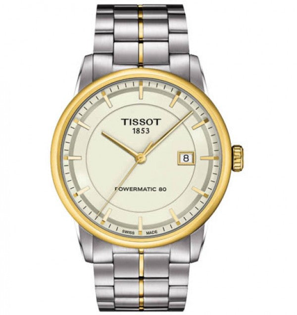 Tissot Luxury Automatic Ivory Dial T0864072226100 Men's Watch