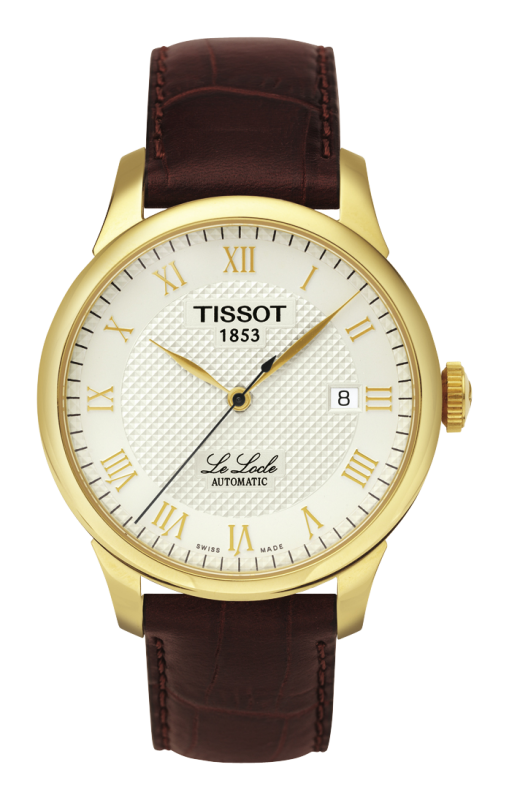 Tissot Le Locle Ivory Dial Skeleton Back T41.5.413.73 Men's Watch