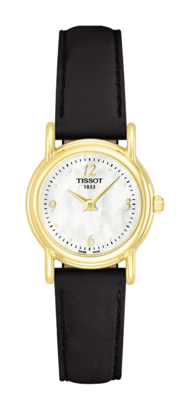 Tissot Carson White Mother Of Pearl Dial T71.3.180.74 Ladies Watch