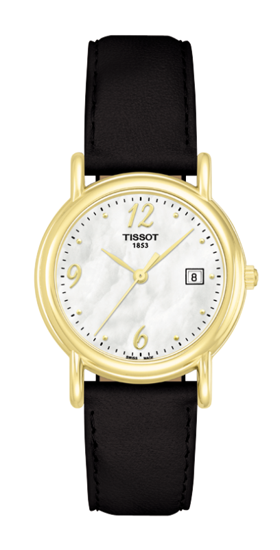 Tissot Carson White Mother Of Pearl Dial T71.3.189.74 Ladies Watch