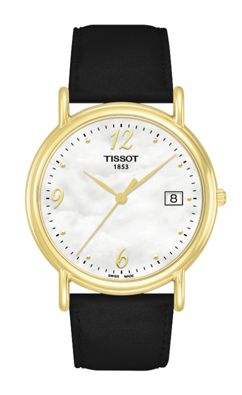 Tissot Carson White Mother Of Pearl Dial T71.3.489.74 Ladies Watch