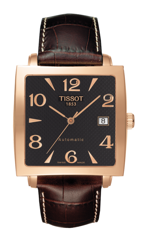 Tissot Sculpture Line Black Dial T71.8.632.54 Men's Watch