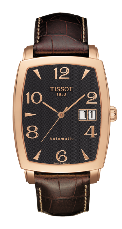 Tissot Sculpture Line Black Dial T71.8.633.54 Men's Watch