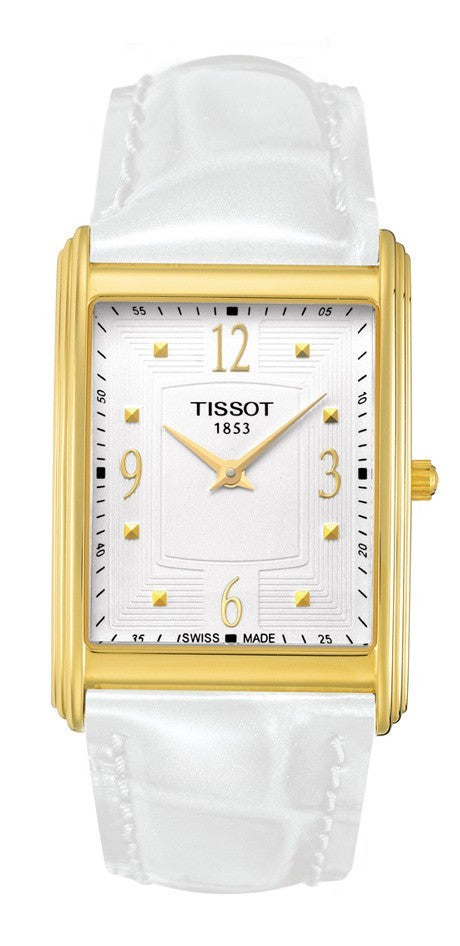 Tissot Helvetia Ladies Quartz White Gold T71360834 Watch