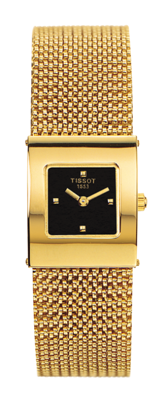 Tissot Bellflower Black Dial T73.3.321.51 Ladies Watch