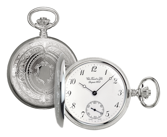 Tissot Savonnettes White Dial T83.1.406.12 Unisex Pocket Watch