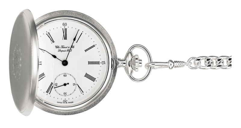 Tissot Savonnettes White Dial T83.1.452.13 Unisex Pocket Watch