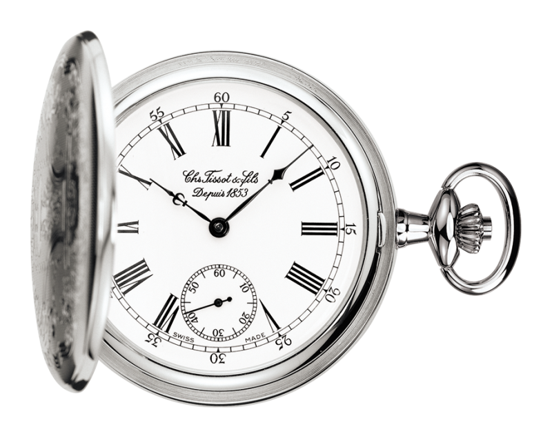 Tissot Savonnettes White Dial T83.6.454.13 Unisex Pocket Watch