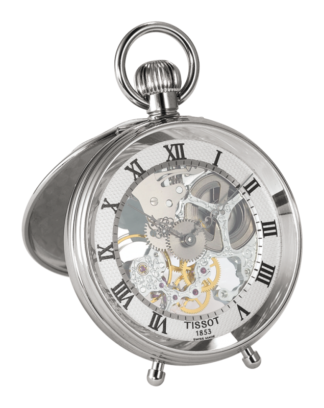 Tissot Specials Stand Alone Silver Dial T86.6.701.33 Unisex Pocket Watch