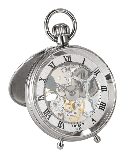 Tissot Specials Stand Alone Silver Dial T86.6.701.33 Unisex Pocket Watch