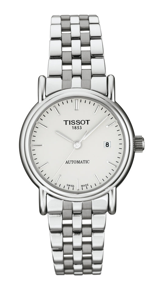 Tissot Carson Automatic White Dial T95.1.183.31 Ladies Watch