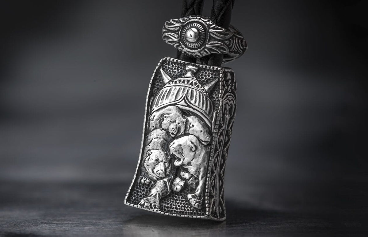 William Henry KEY CHAIN Touchstone 9 'Silver Warrior'