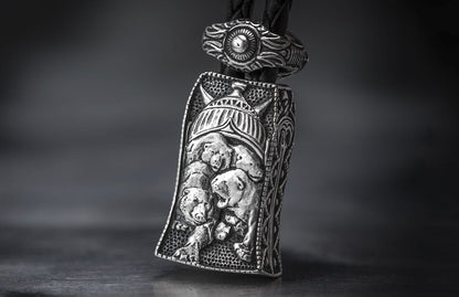 William Henry KEY CHAIN Touchstone 9 'Silver Warrior'