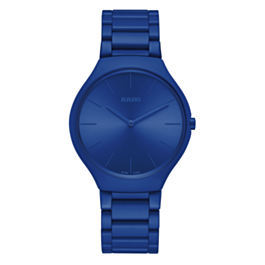 Rado True Round Thinline Les Couleurs™ Le Corbusier Spectacular ultramarine 4320K R27092622