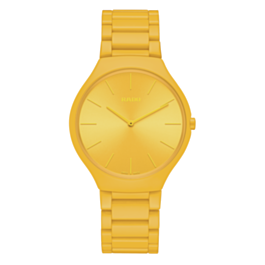Rado True Round Thinline Les Couleurs™ Le Corbusier Sunshine yellow 4320W R27093632