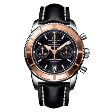 Breitling Superocean Heritage Chronographe 44 Leather Strap U2337012/BB81-leather-black-deployant