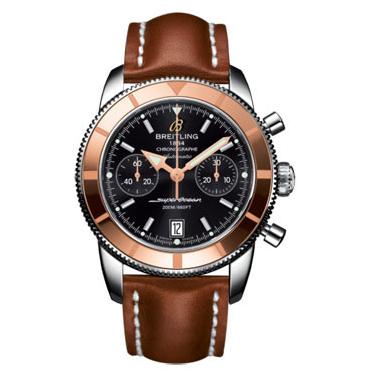 Breitling Superocean Heritage Chronographe 44 Leather Strap U2337012/BB81-leather-gold-deployant