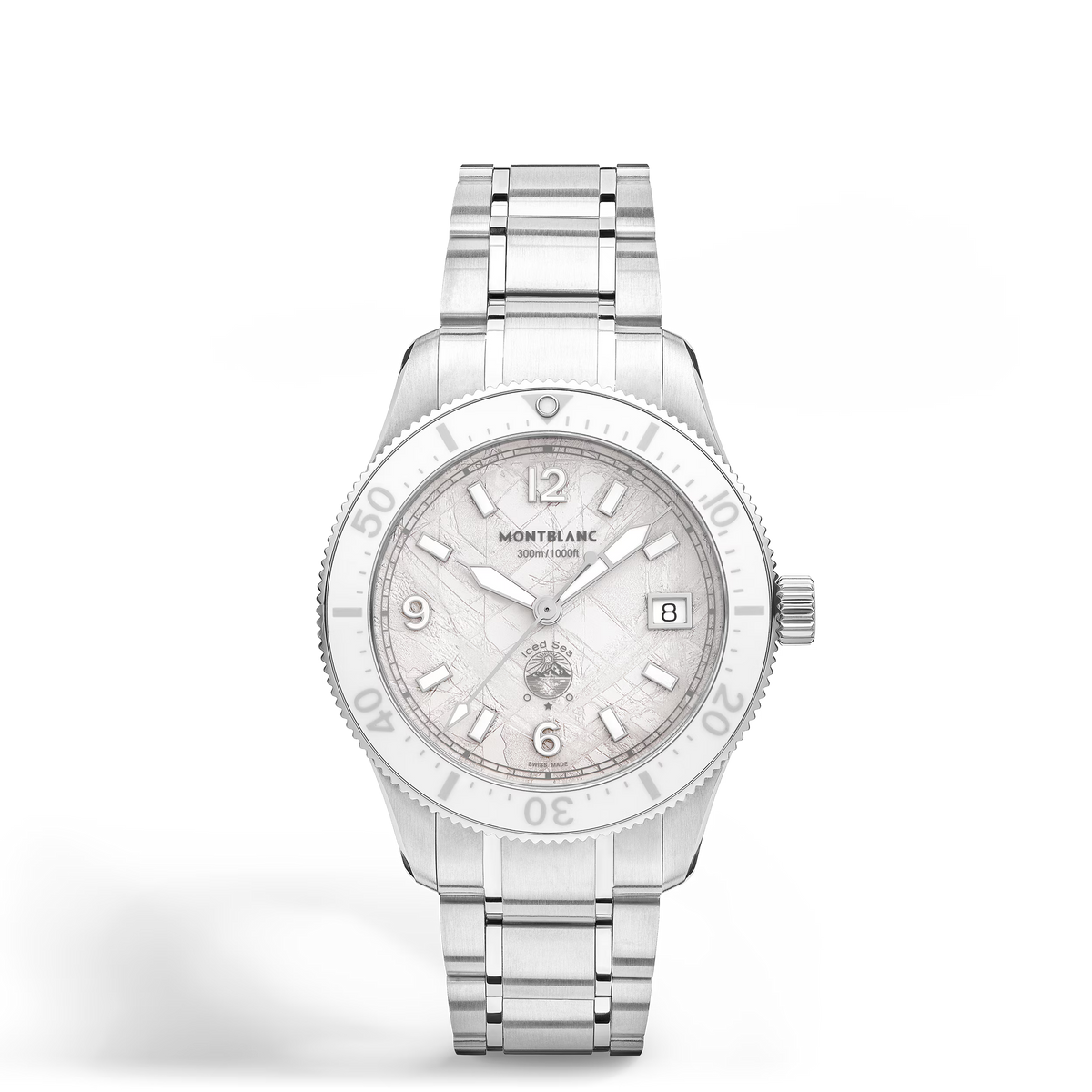 Montblanc Iced Sea Automatic Date 0 Oxygen - Steel - Ceramic - White - Montblanc® US MB134024