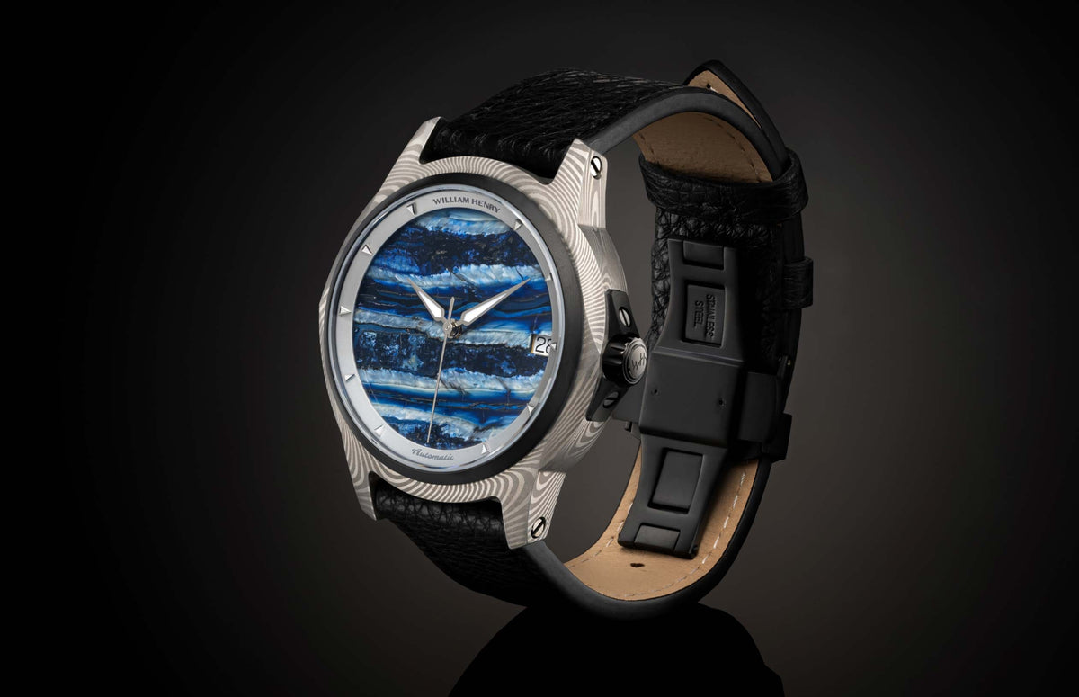 William Henry WATCH Legacy Mammoth Blue W1 MT BL DAM