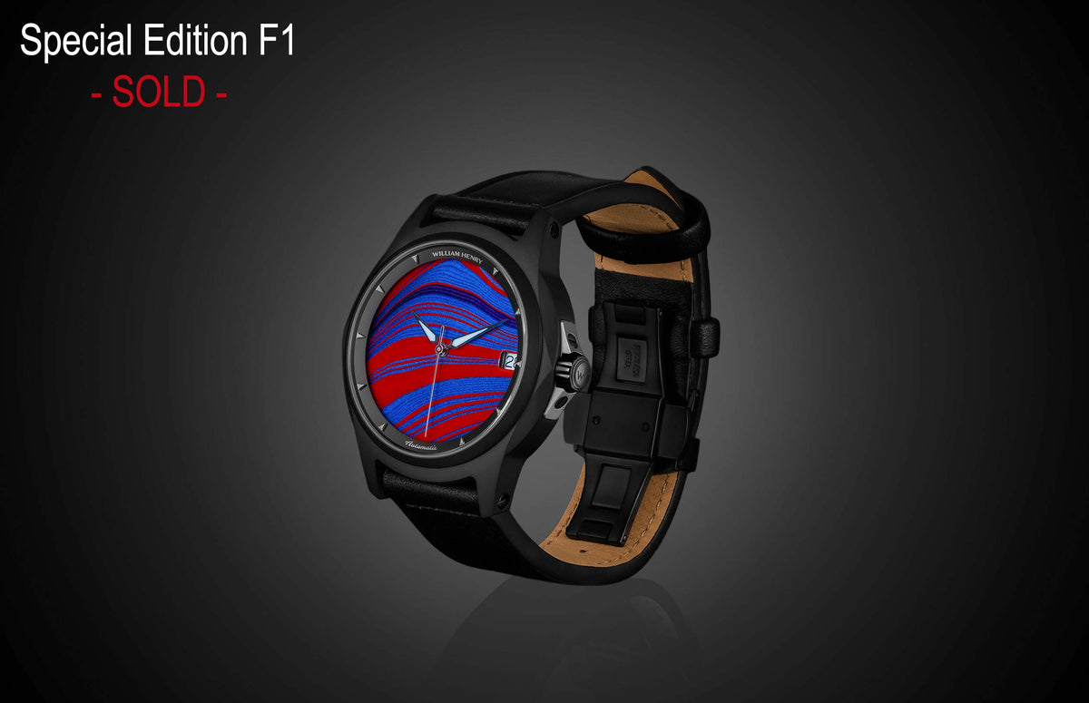 William Henry WATCH Special Edition - Fordite W1 FD BLKTI