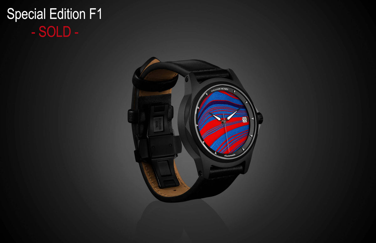 William Henry WATCH Special Edition - Fordite W1 FD BLKTI