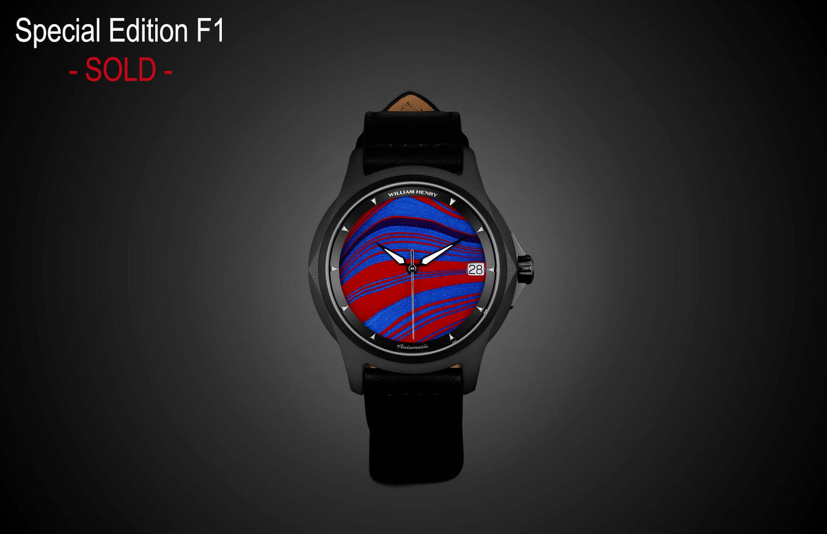 William Henry WATCH Special Edition - Fordite W1 FD BLKTI