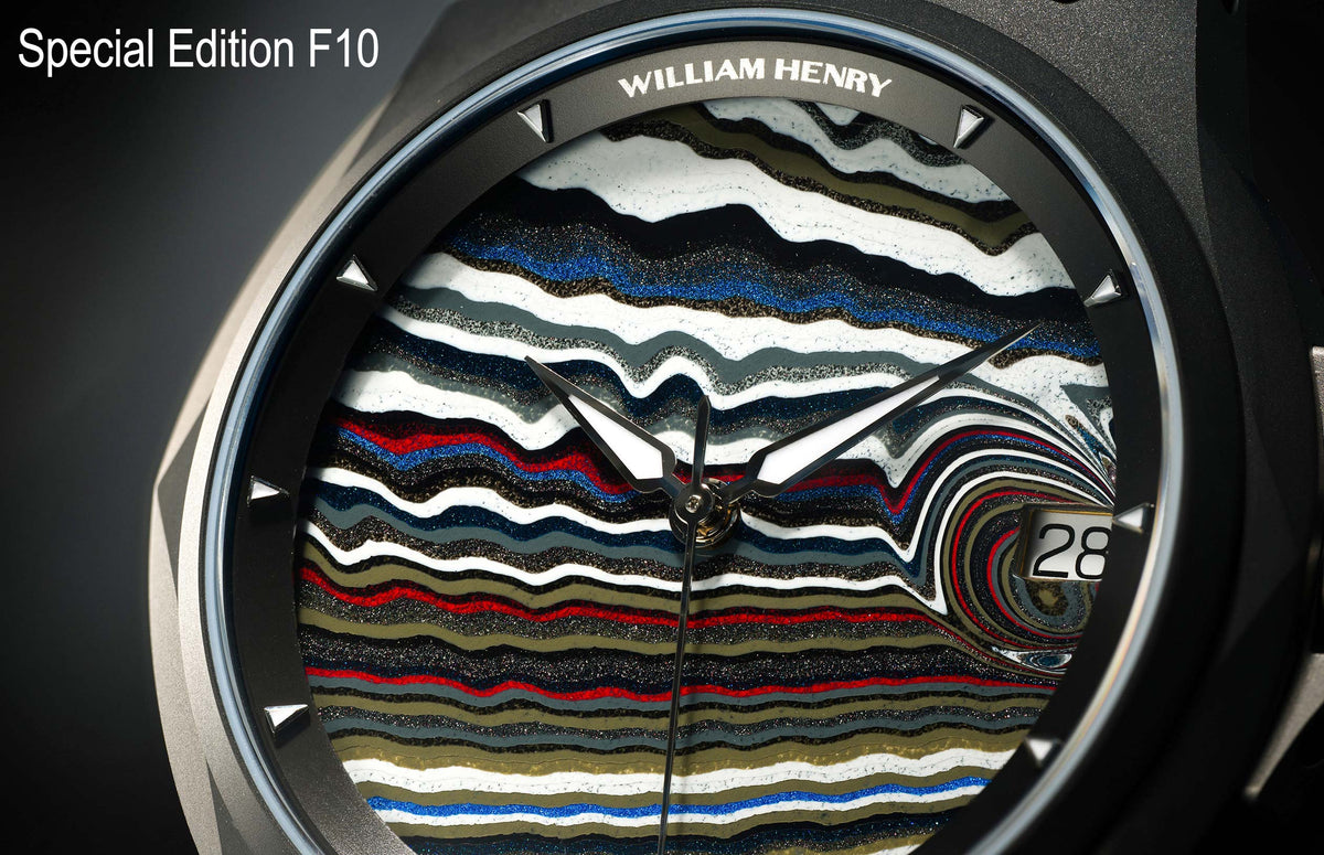 William Henry WATCH Special Edition - Fordite W1 FD BLKTI