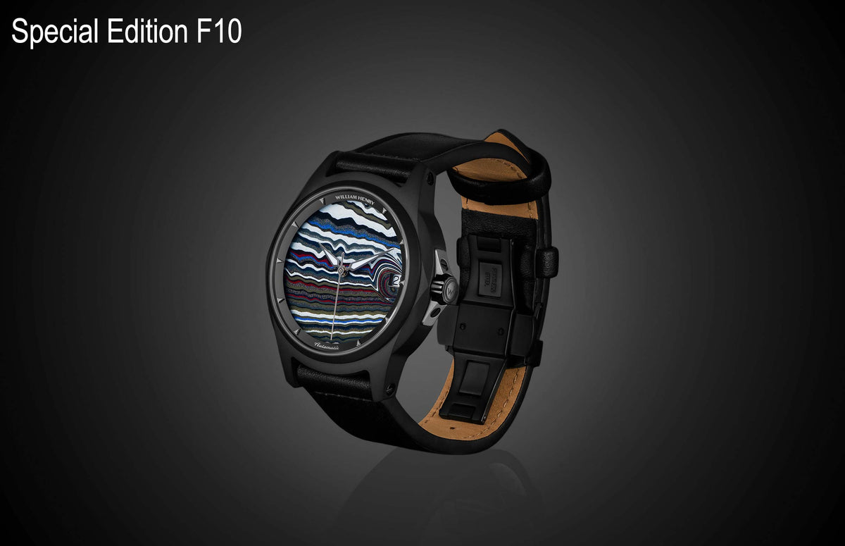 William Henry WATCH Special Edition - Fordite W1 FD BLKTI