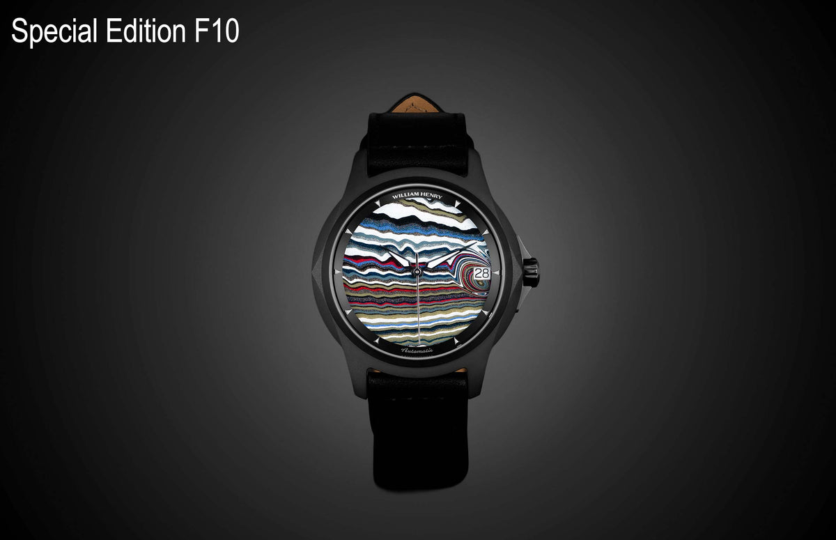 William Henry WATCH Special Edition - Fordite W1 FD BLKTI