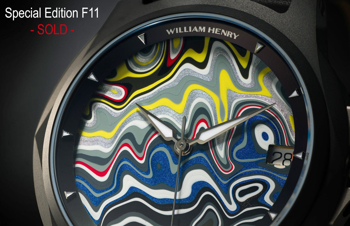 William Henry WATCH Special Edition - Fordite W1 FD BLKTI