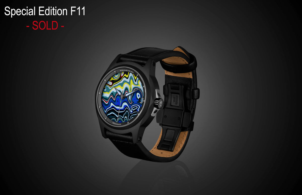 William Henry WATCH Special Edition - Fordite W1 FD BLKTI