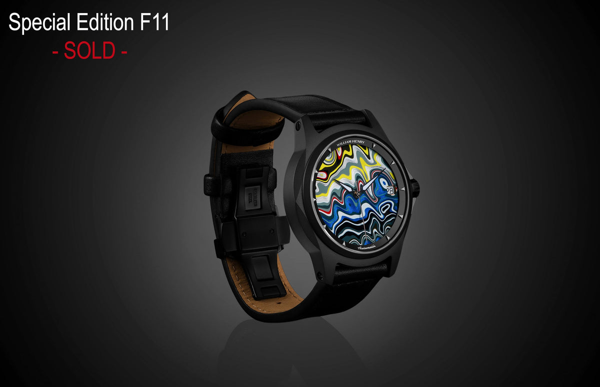 William Henry WATCH Special Edition - Fordite W1 FD BLKTI