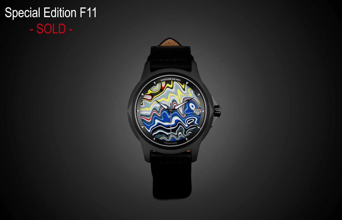William Henry WATCH Special Edition - Fordite W1 FD BLKTI