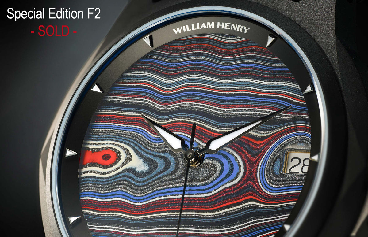 William Henry WATCH Special Edition - Fordite W1 FD BLKTI