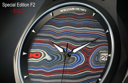William Henry WATCH Special Edition - Fordite W1 FD BLKTI