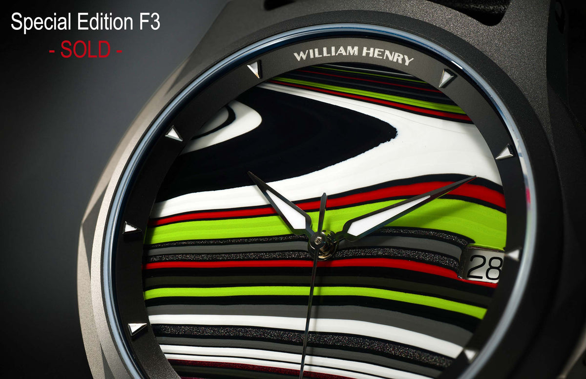 William Henry WATCH Special Edition - Fordite W1 FD BLKTI