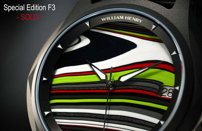 William Henry WATCH Special Edition - Fordite W1 FD BLKTI