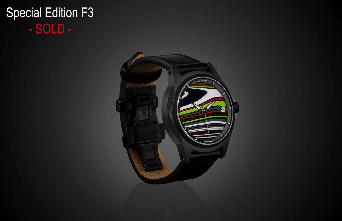 William Henry WATCH Special Edition - Fordite W1 FD BLKTI