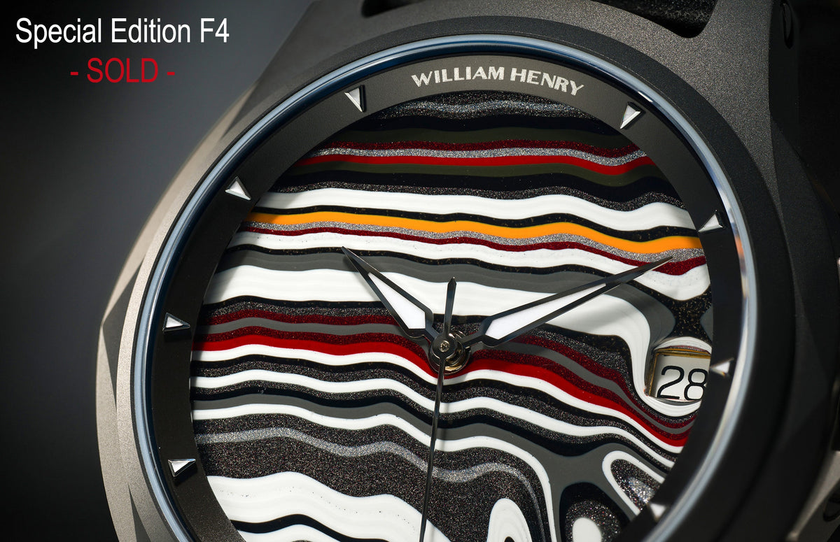 William Henry WATCH Special Edition - Fordite W1 FD BLKTI