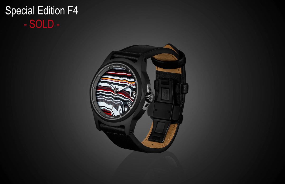 William Henry WATCH Special Edition - Fordite W1 FD BLKTI