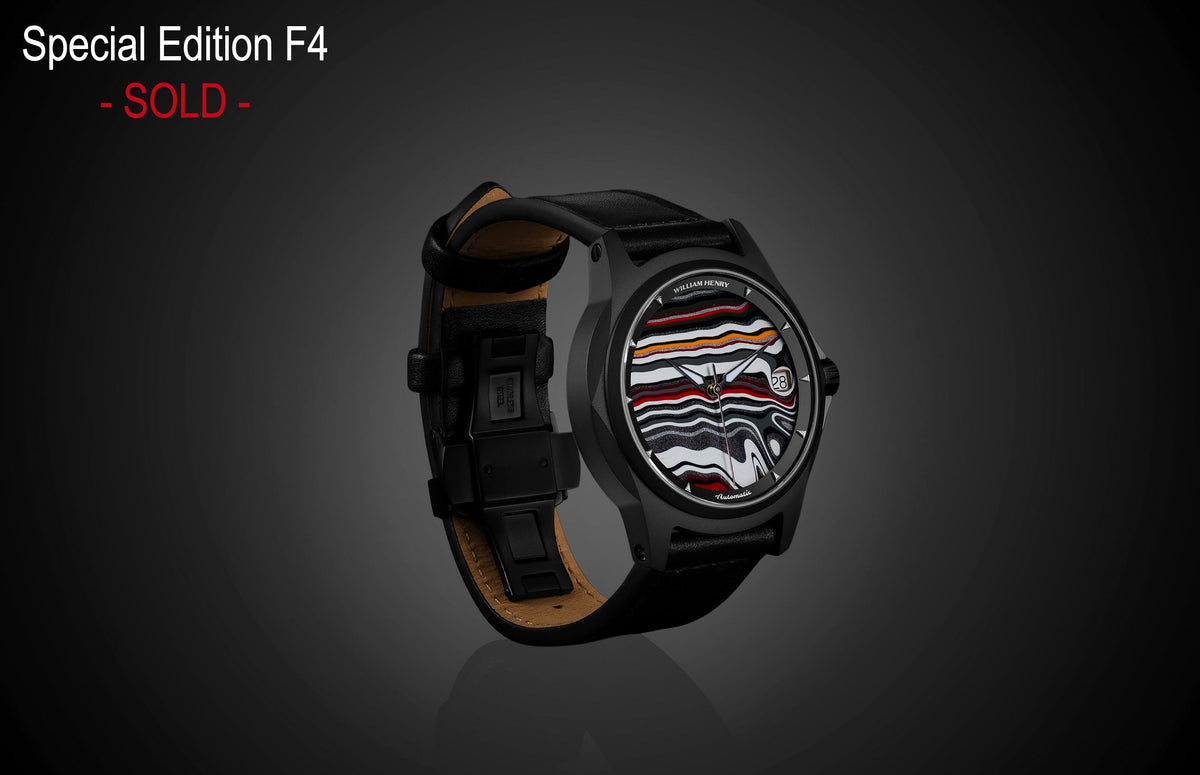 William Henry WATCH Special Edition - Fordite W1 FD BLKTI