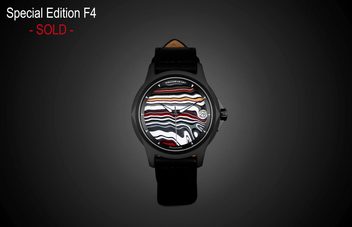 William Henry WATCH Special Edition - Fordite W1 FD BLKTI