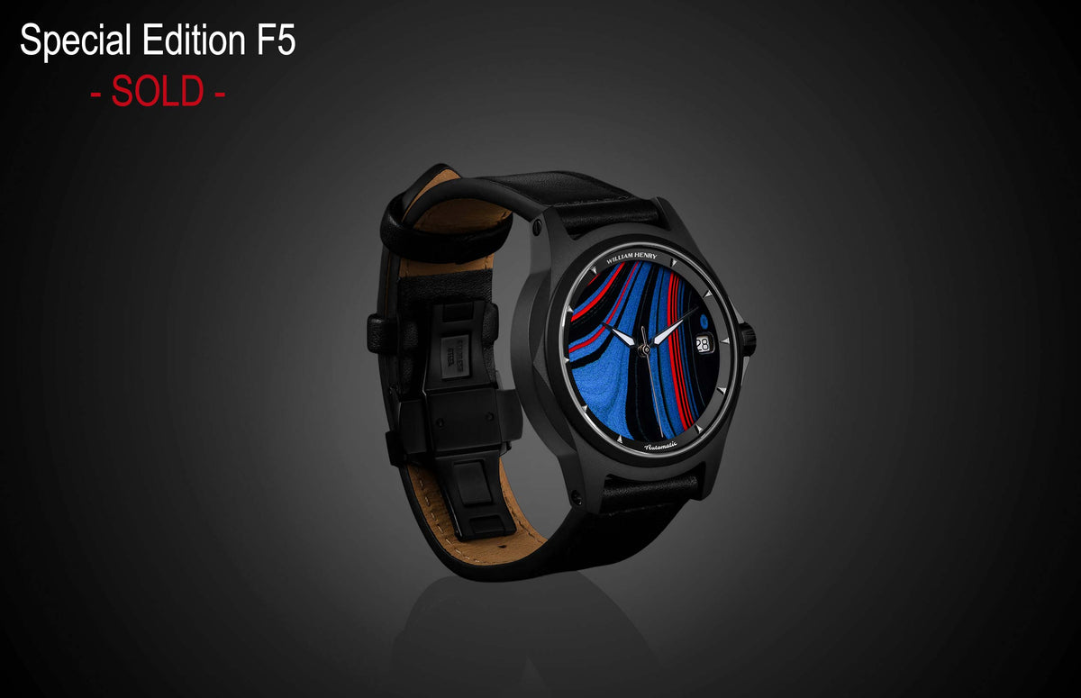 William Henry WATCH Special Edition - Fordite W1 FD BLKTI