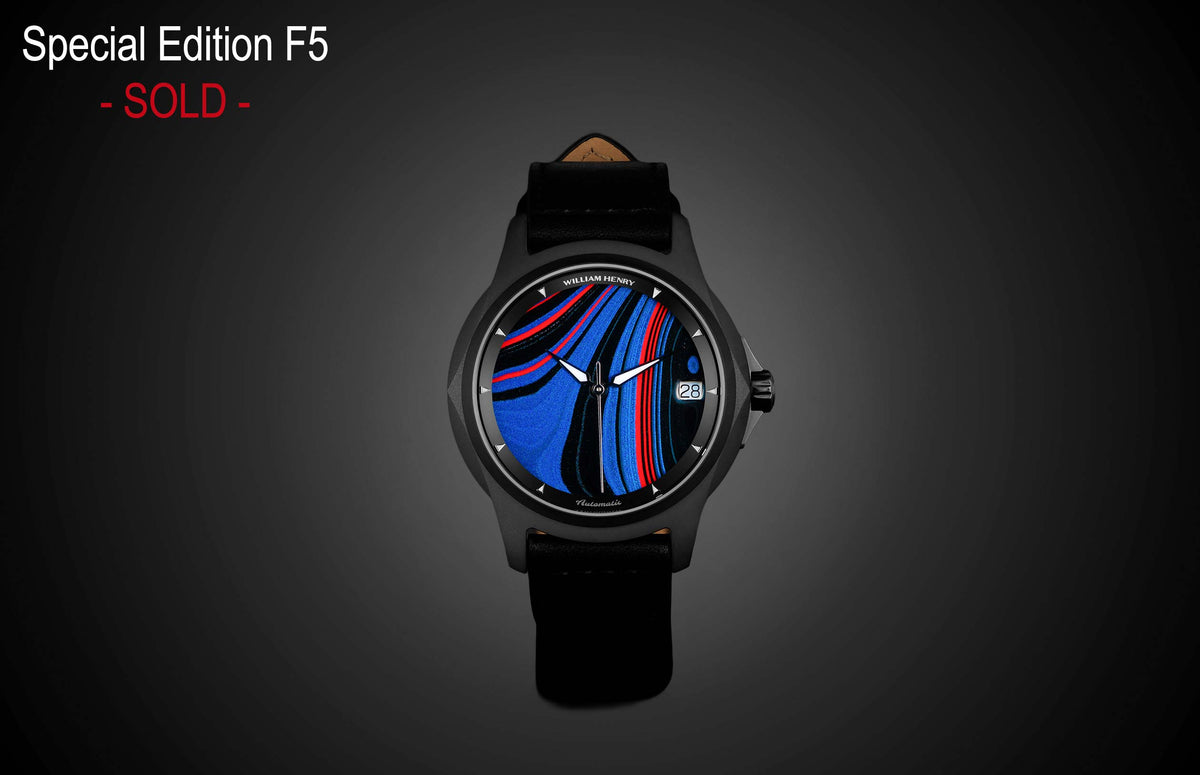 William Henry WATCH Special Edition - Fordite W1 FD BLKTI