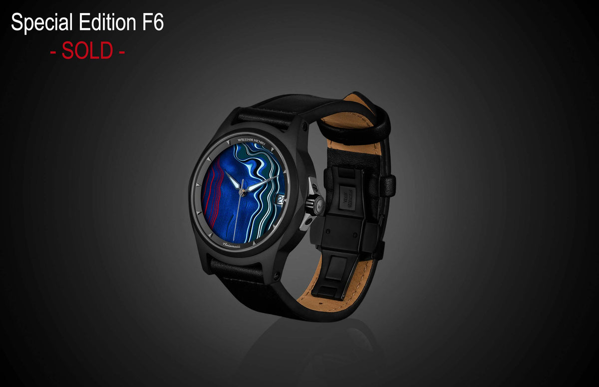 William Henry WATCH Special Edition - Fordite W1 FD BLKTI