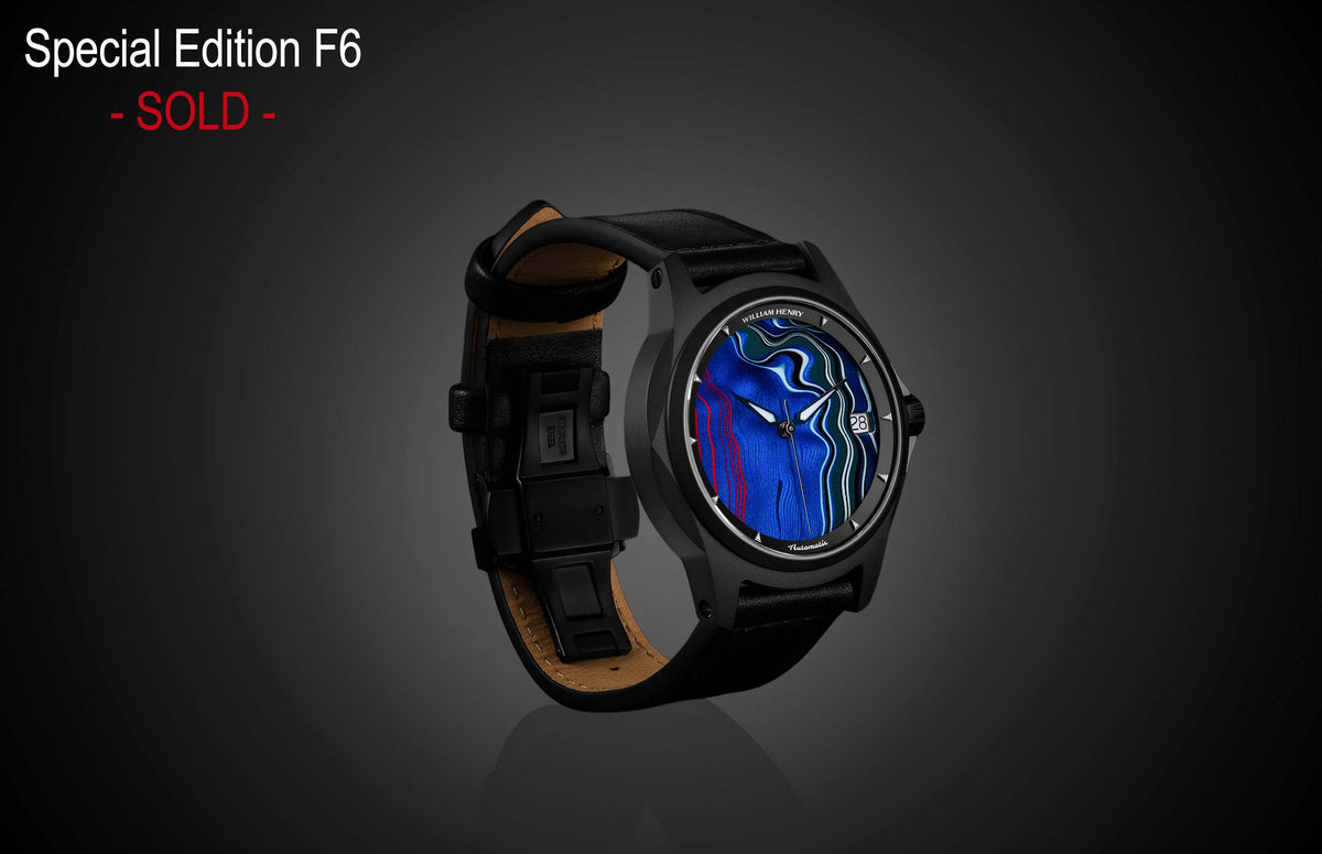 William Henry WATCH Special Edition - Fordite W1 FD BLKTI